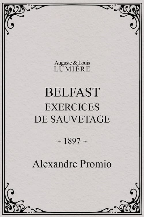 Belfast, exercices de sauvetage